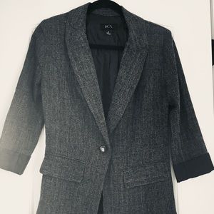 BCX Gray/White speckled Blazer size M juniors